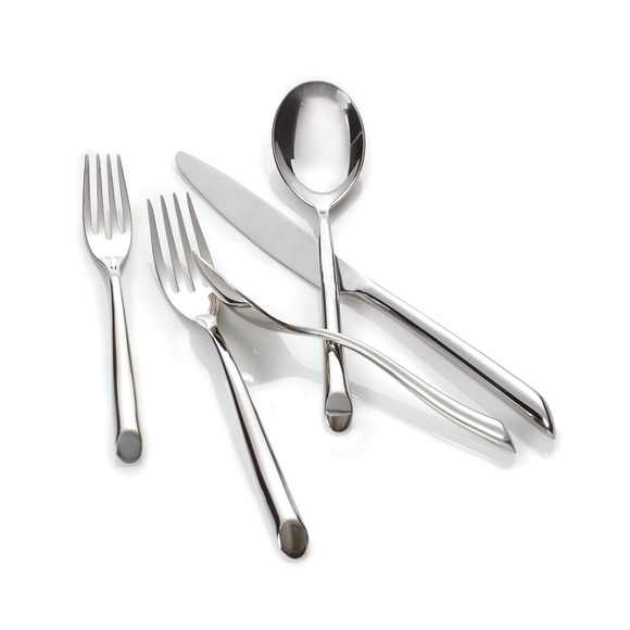 Nambe Dining Nambe Flatware Ten 5 Piece Place Settings Two Hostess